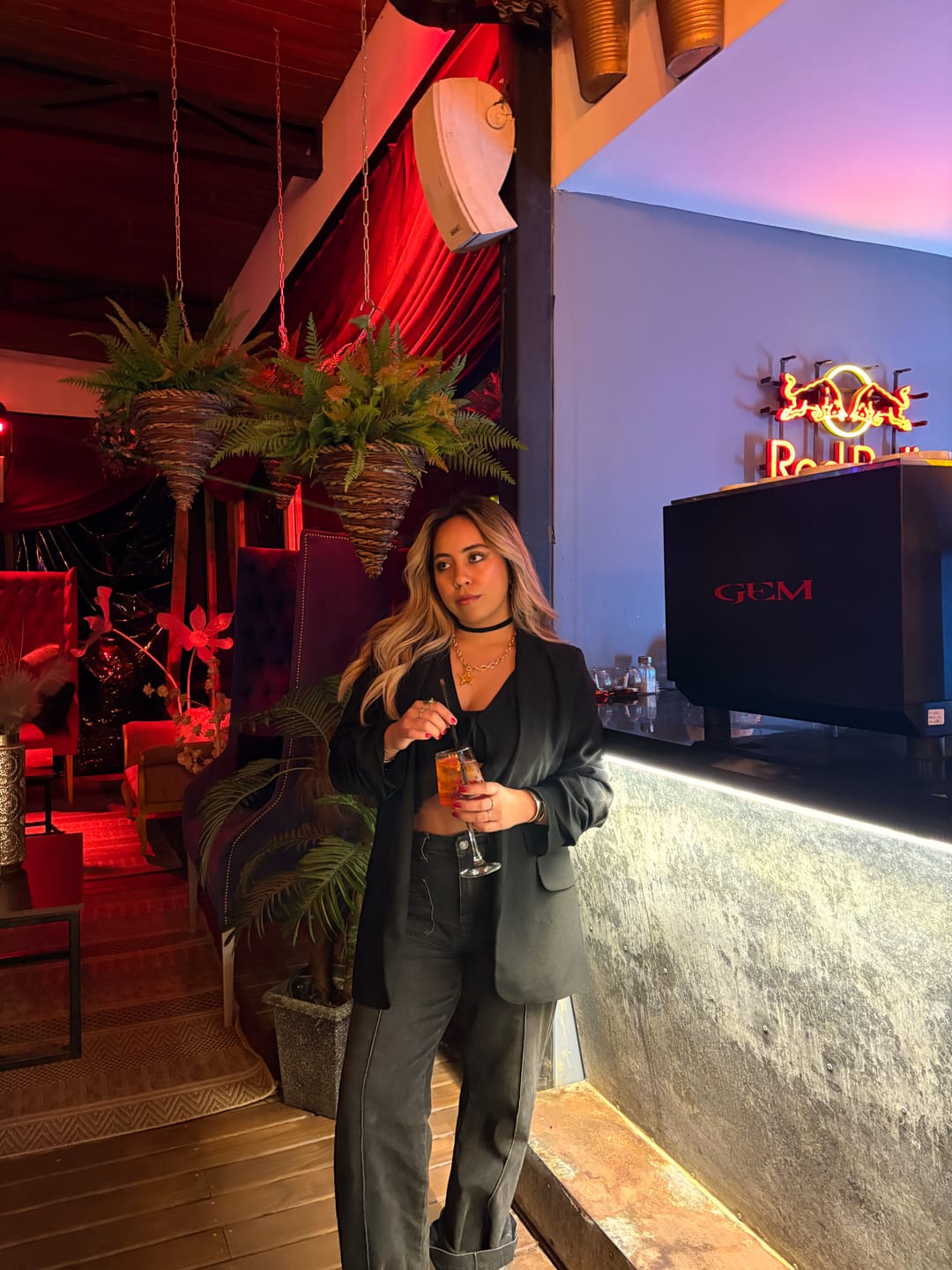 Customer photo review of Pantalón Wide Leg Pocket Black