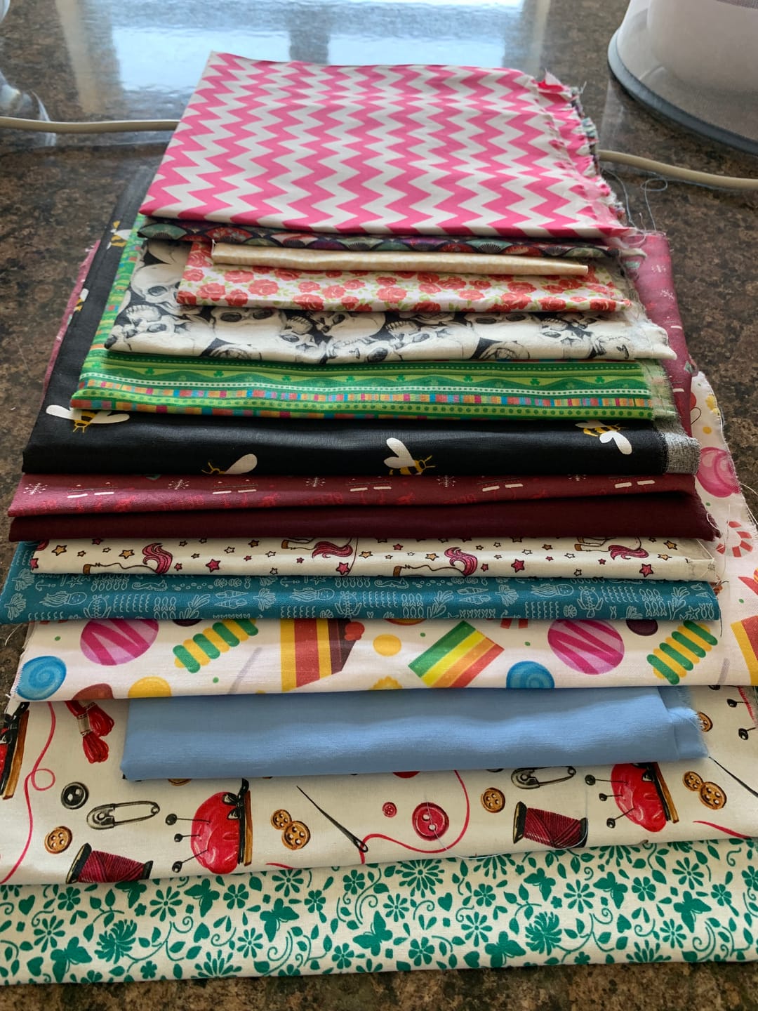 Customer photo review of Cotton Mystery Remnant Bundle