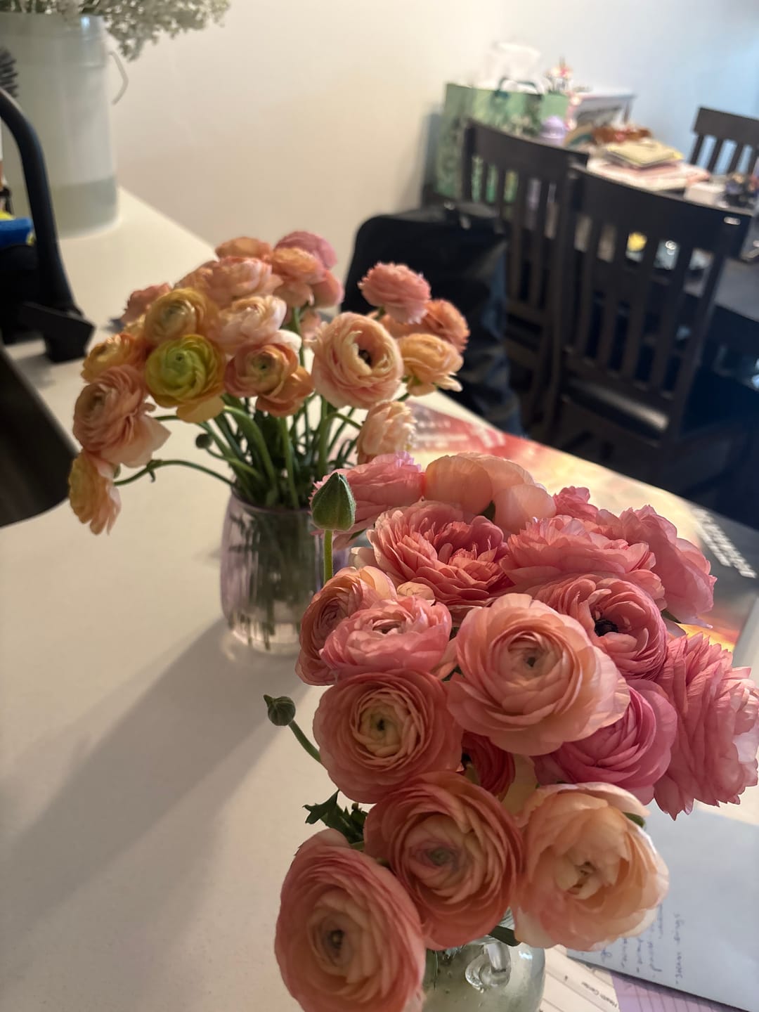 Customer photo review of Coral Peach Ranunculus