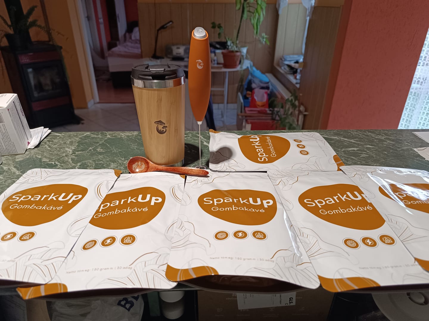 Customer photo review of SparkUp™ - Adaptogén kávékeverék gombákkal