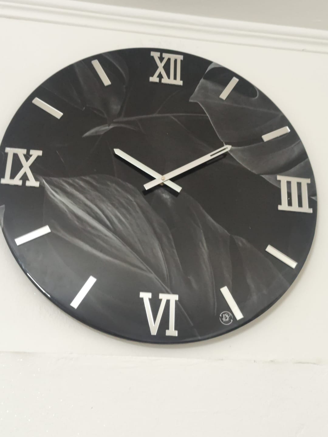 Customer photo review of Orologio da parete floreale Black forest design moderno