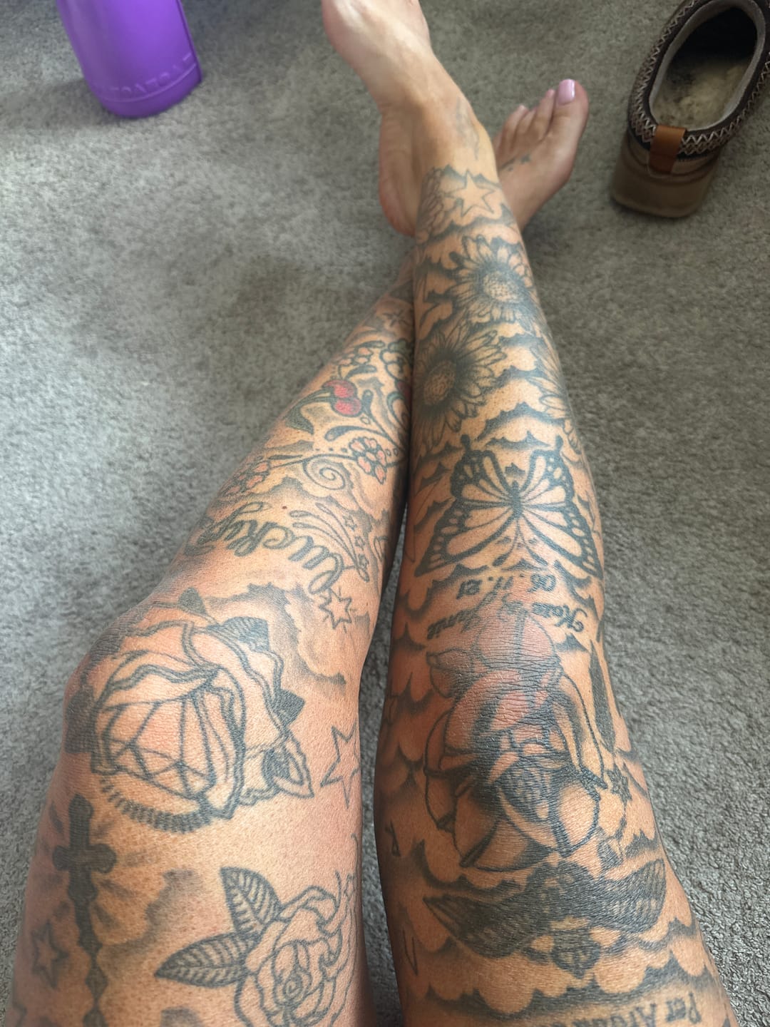 Customer photo review of The Cream Spot - Gradual Tanning Moisturiser