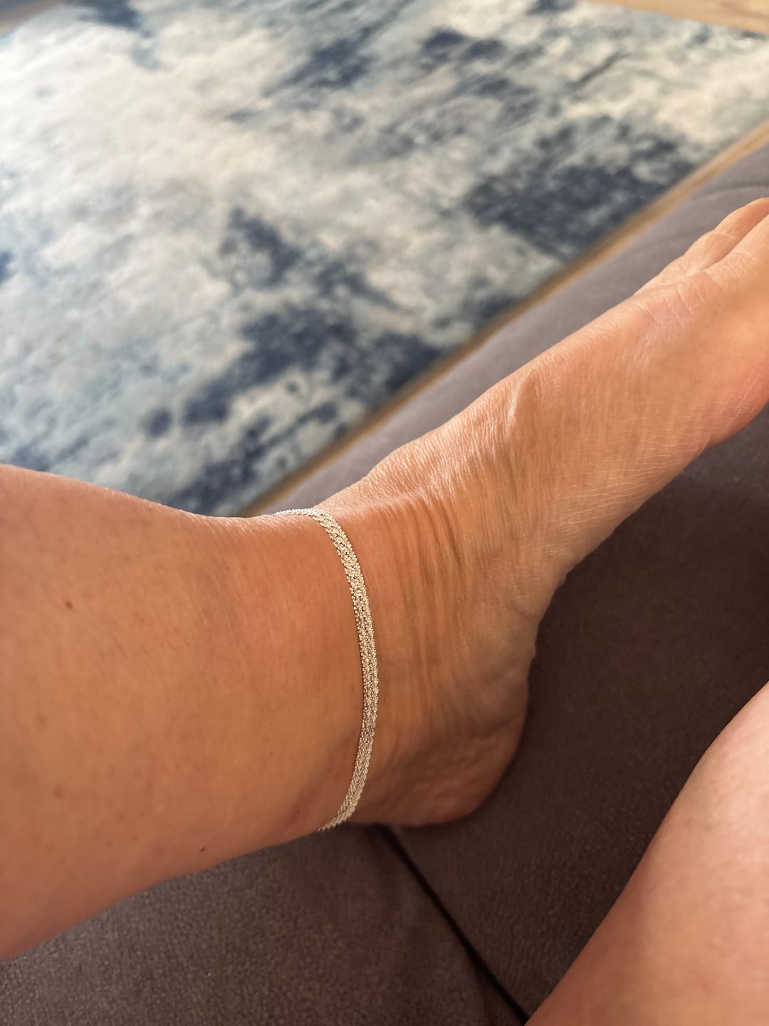 Customer photo review of Amora Ankle Chain
