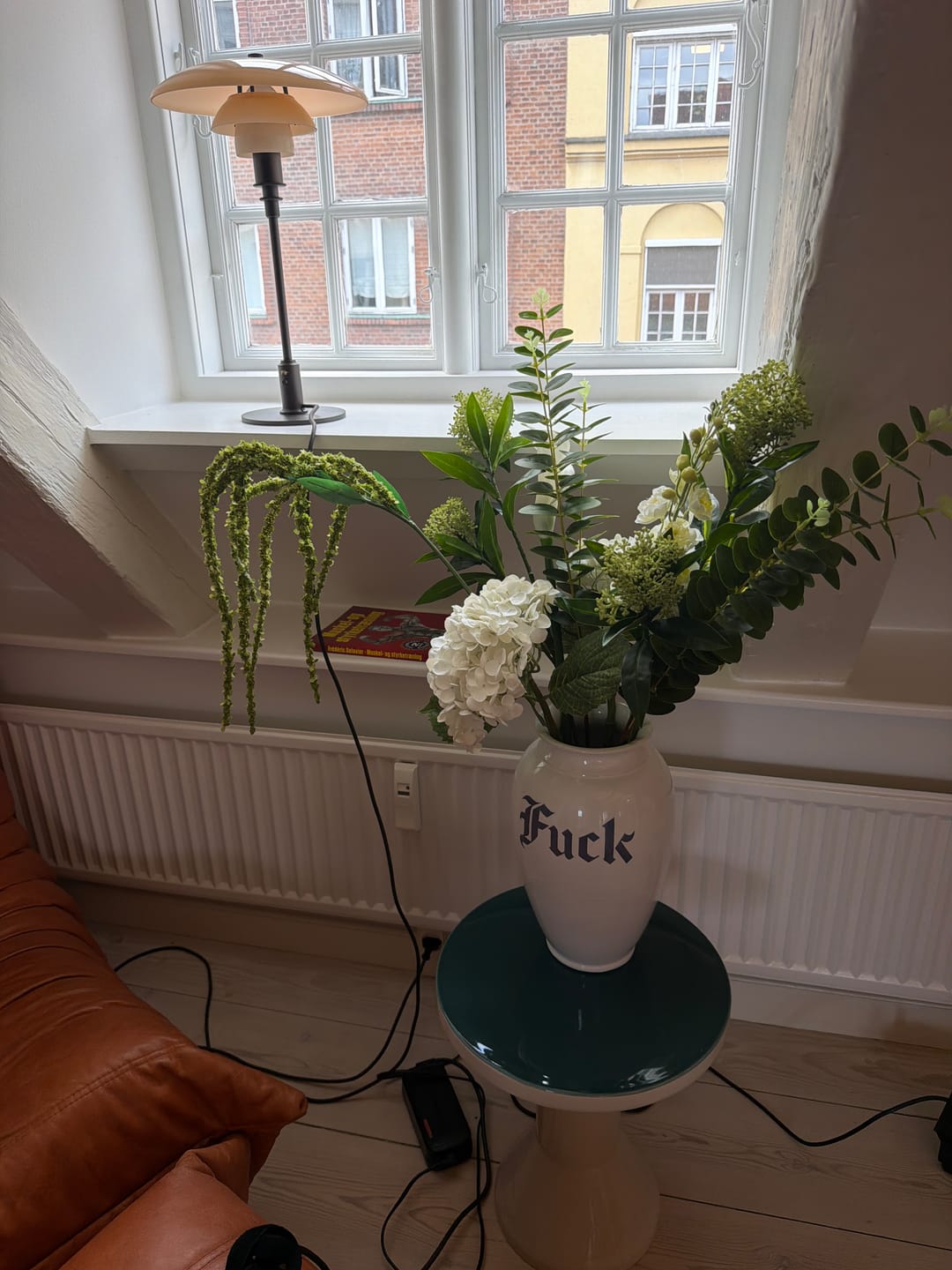 Customer photo review of Fuck Love Vase