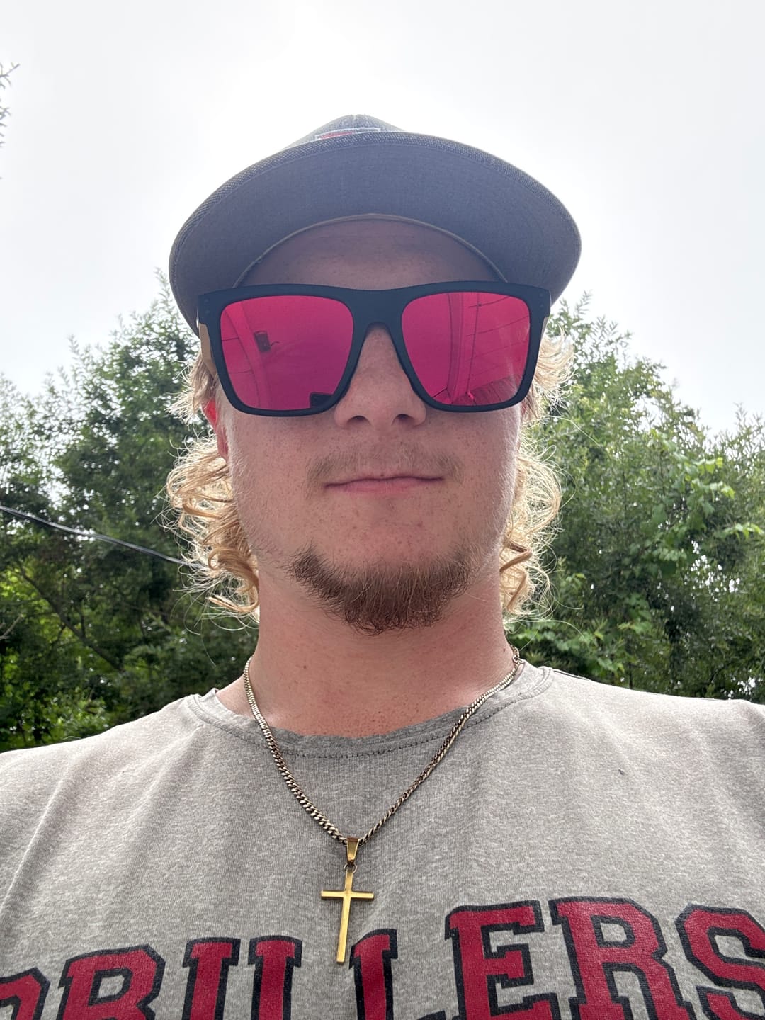 Customer photo review of 80Eighty® Polarized Bamboo Sunglasses - Red