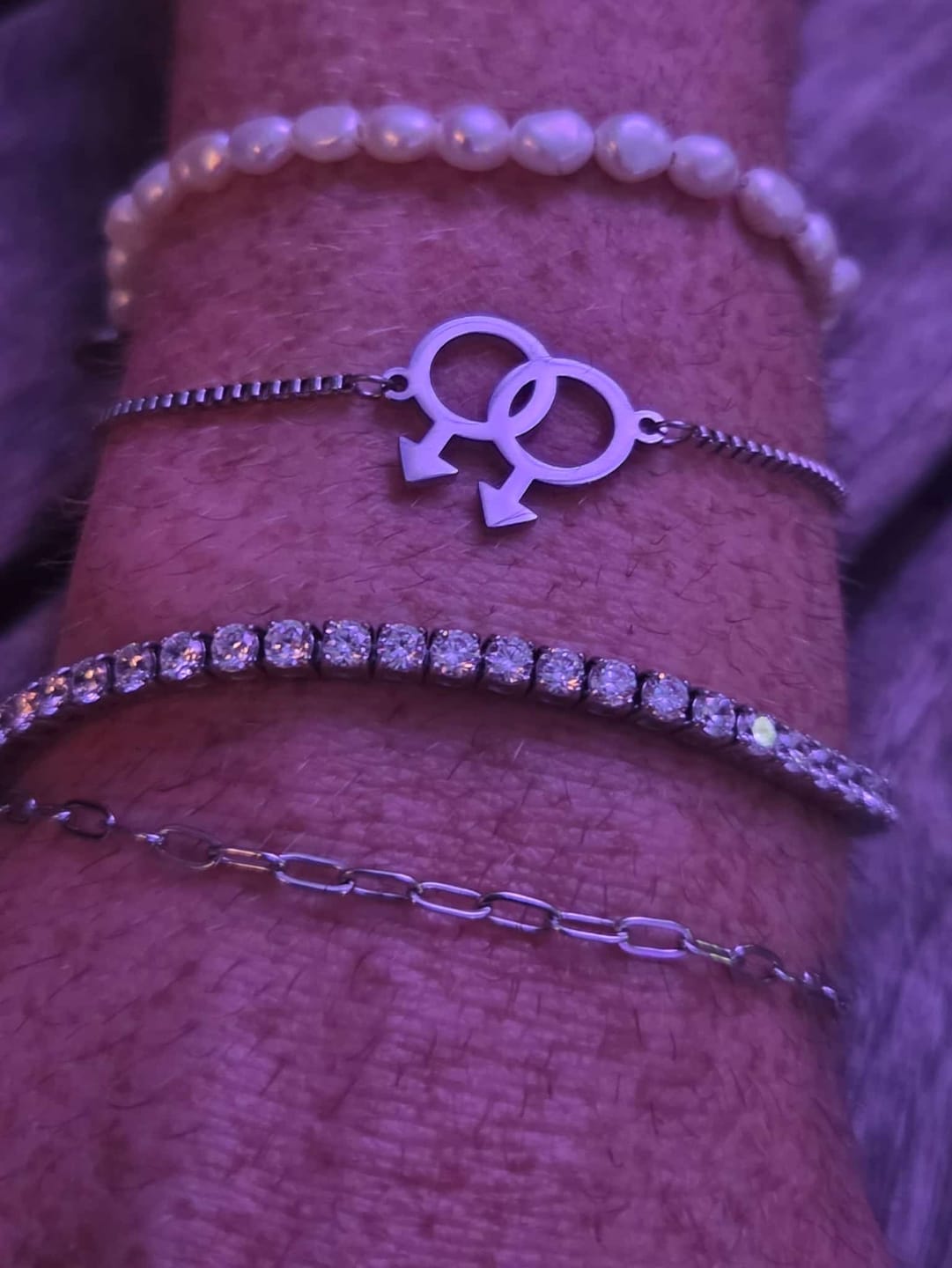 Customer photo review of TENNISBOY BRACELET. - 3MM