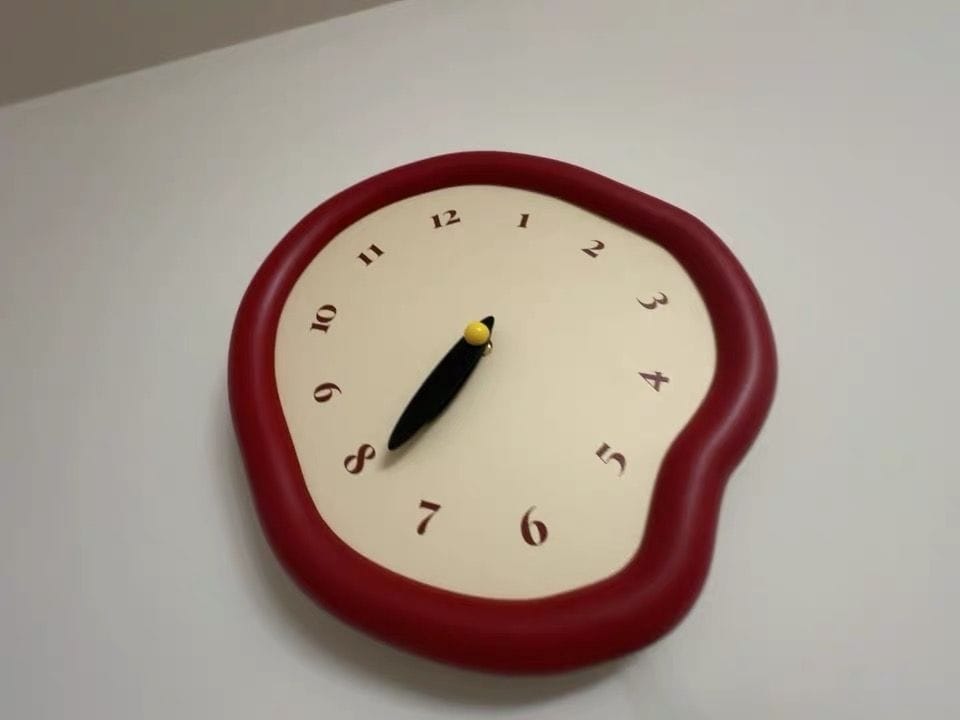 Customer photo review of Asymmetrical Drip Clock