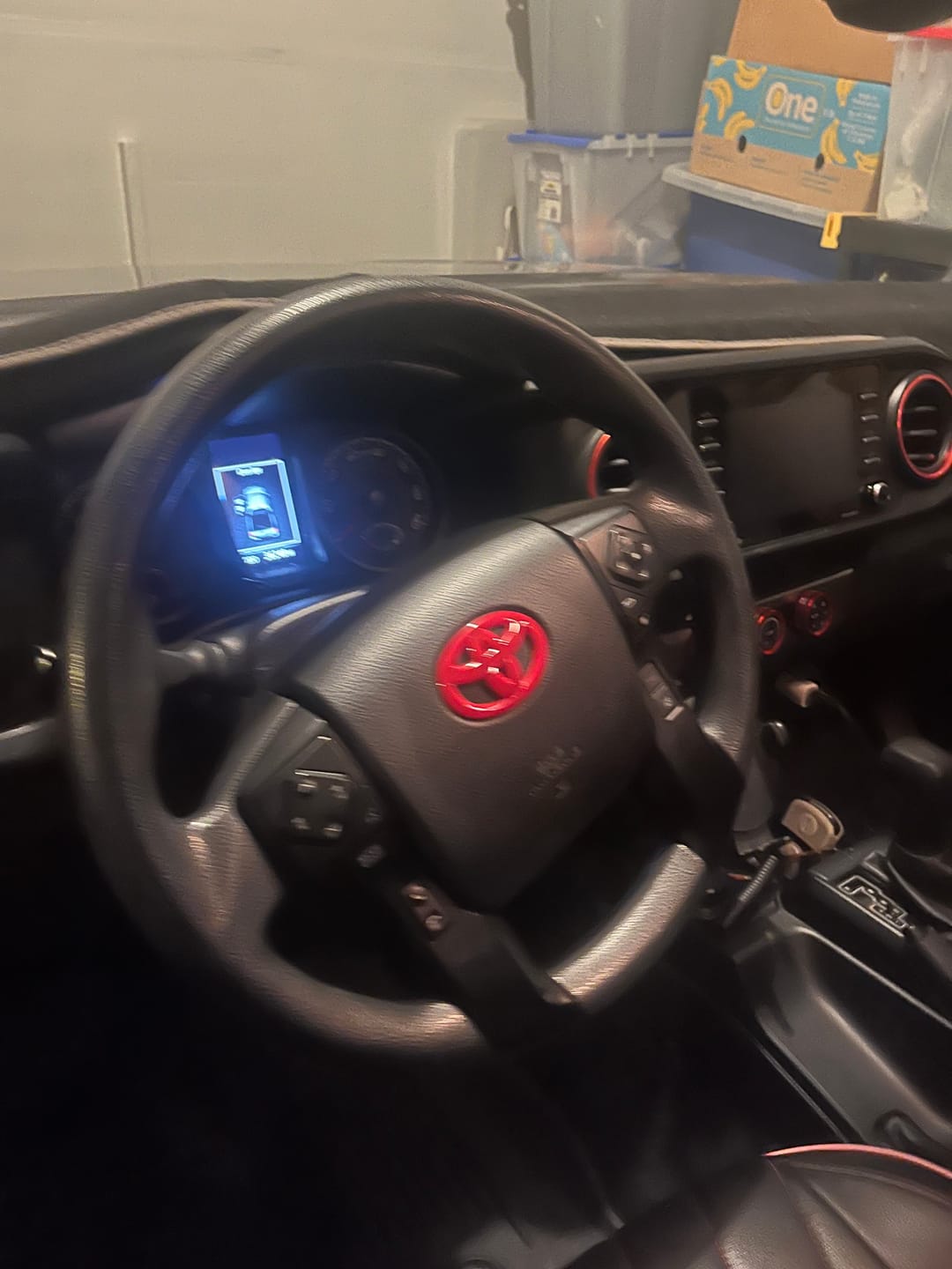 Customer photo review of Steering Wheel Emblem Overlay