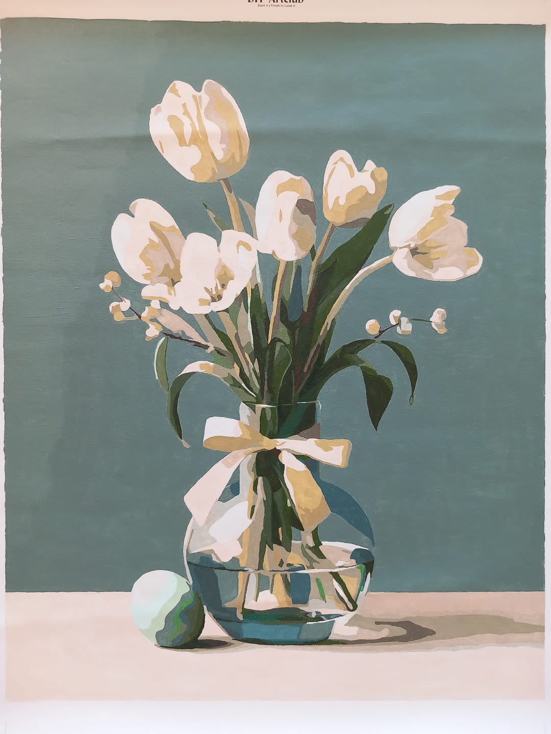 Customer photo review of Whispers of Spring | Paint by Number