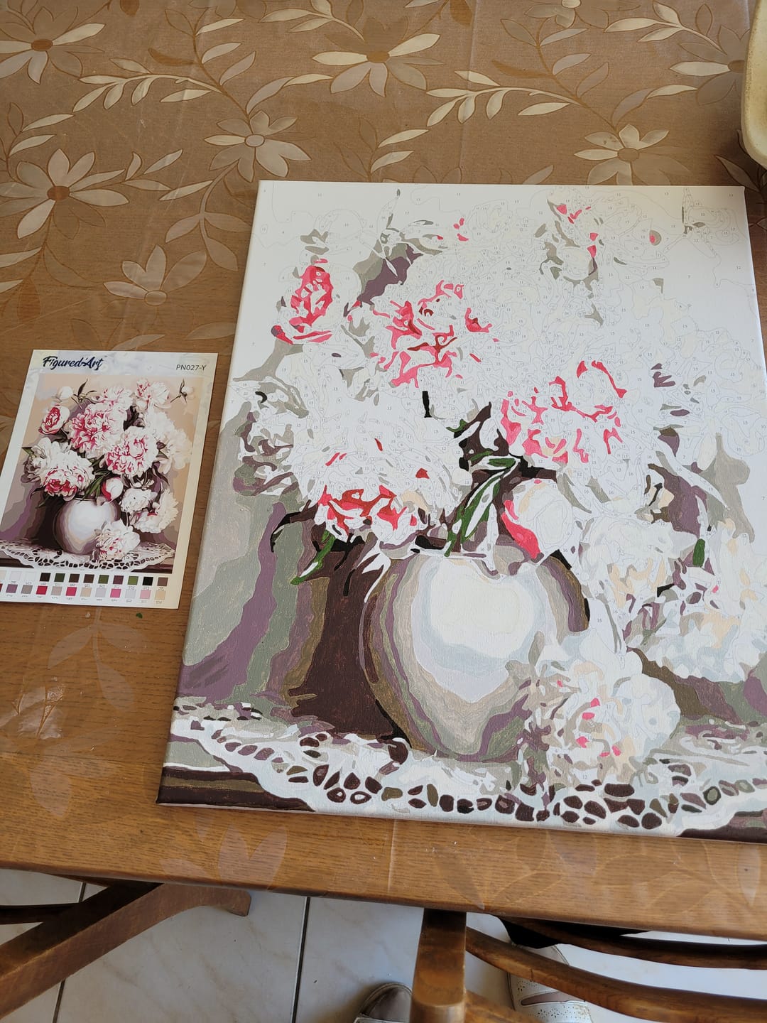 Customer photo review of Vase de Pivoines