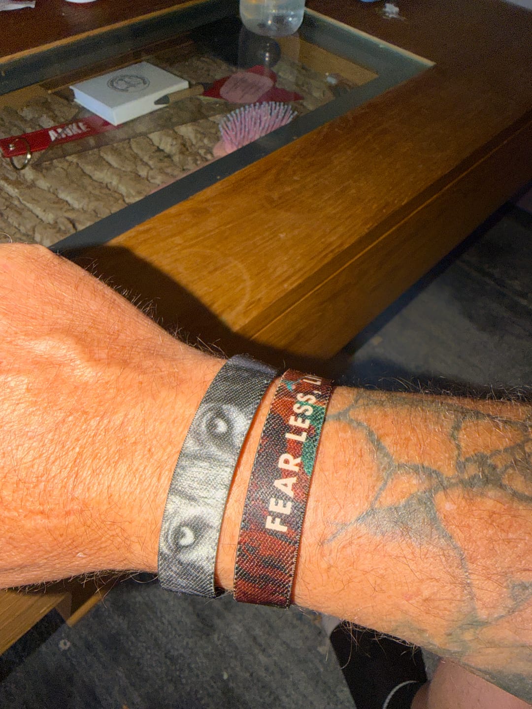 Customer photo review of Fear Less, Live More - Elastisches Armband