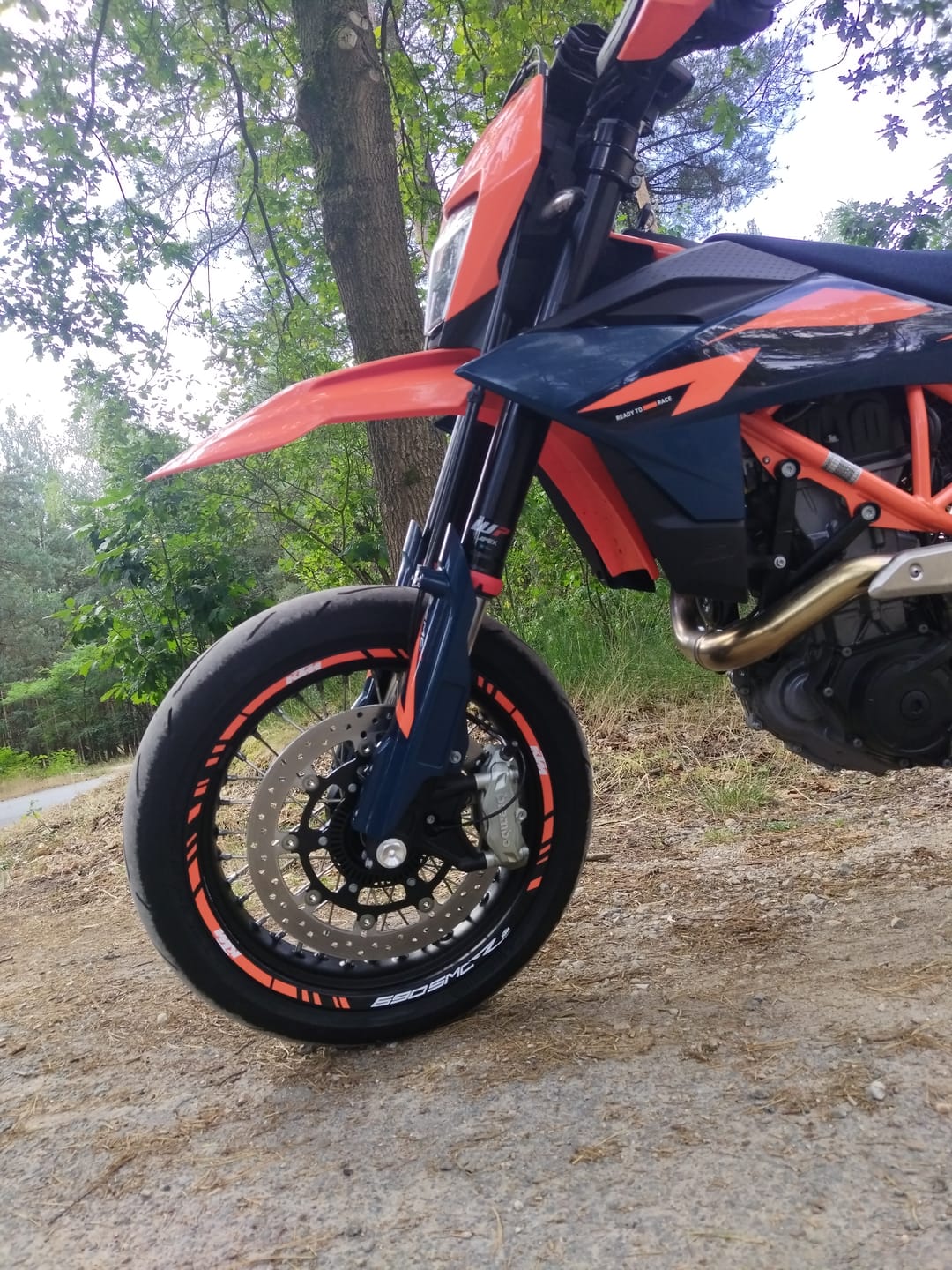 Customer photo review of Rim Stripes - "STRIPE" KTM (orange)