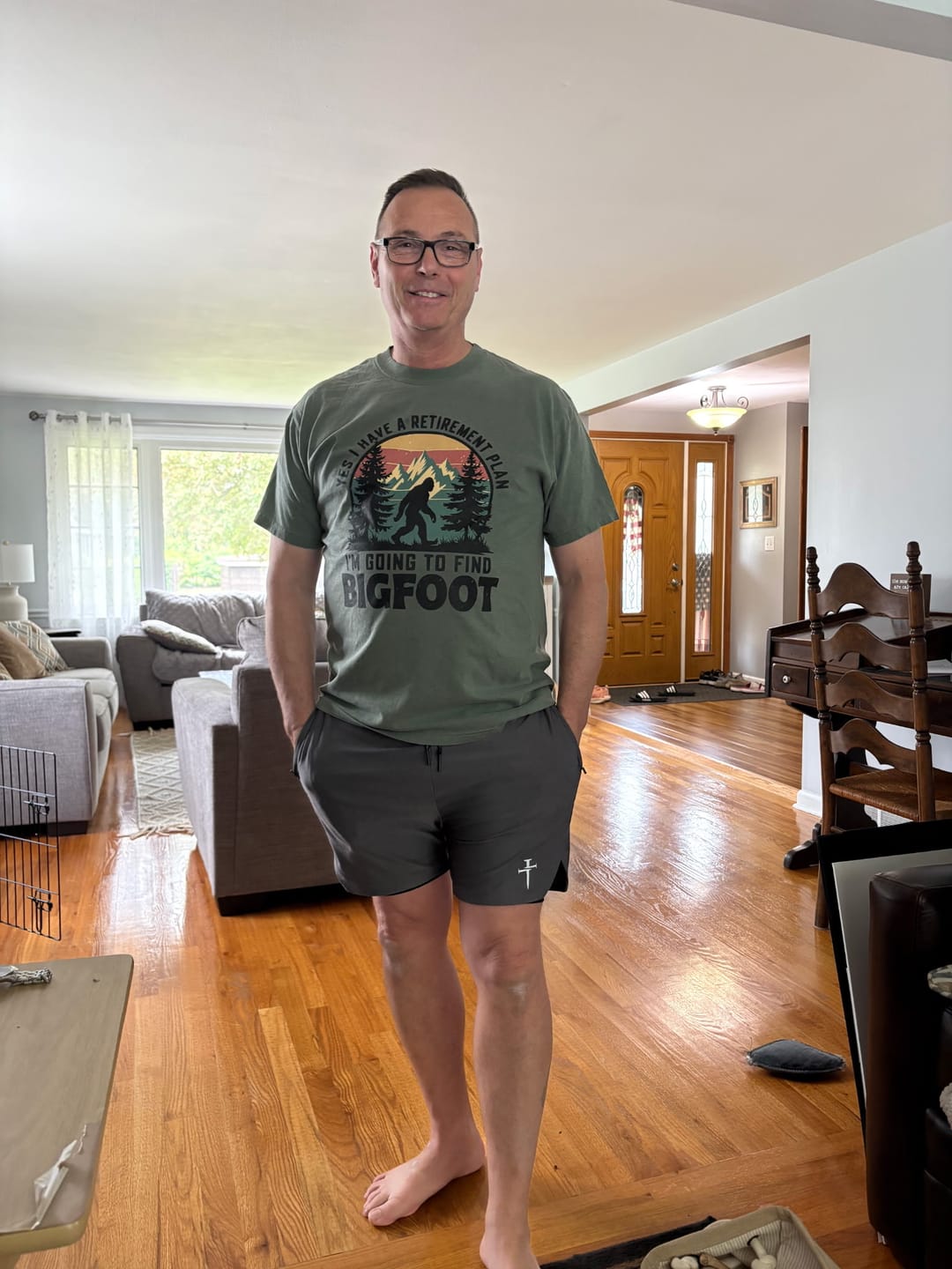 Customer photo review of Finding Bigfoot Premium Tee