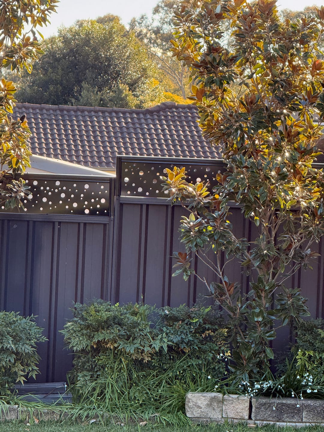Customer photo review of Fence Extensions for Colorbond Fences
