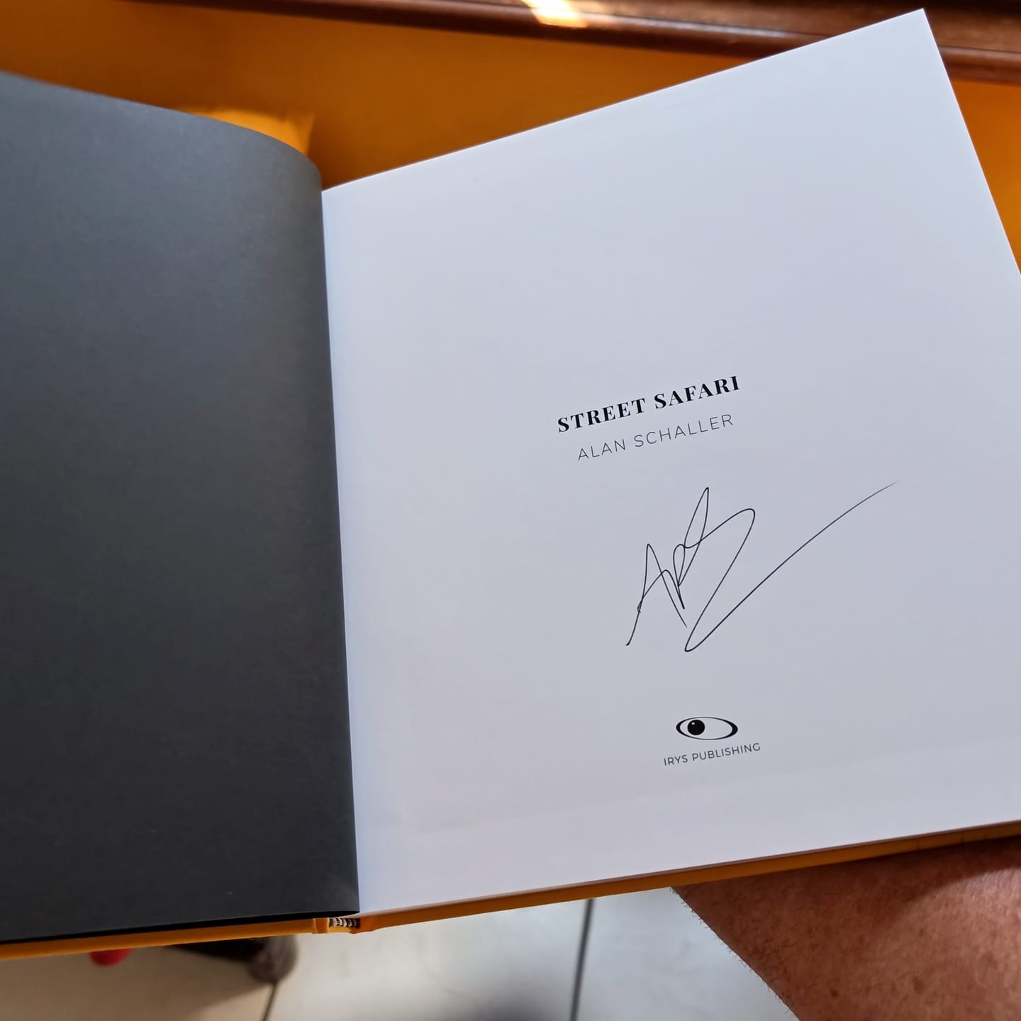 Customer photo review of Street Safari by Alan Schaller – Signed First Edition (Signature Included for the First 400 Orders)