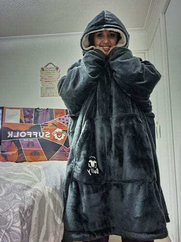 Customer photo review of Abrigo Oversize - Dolly Marengo Unisex