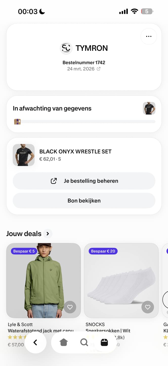 Customer photo review of BLACK ONYX WRESTLE SET