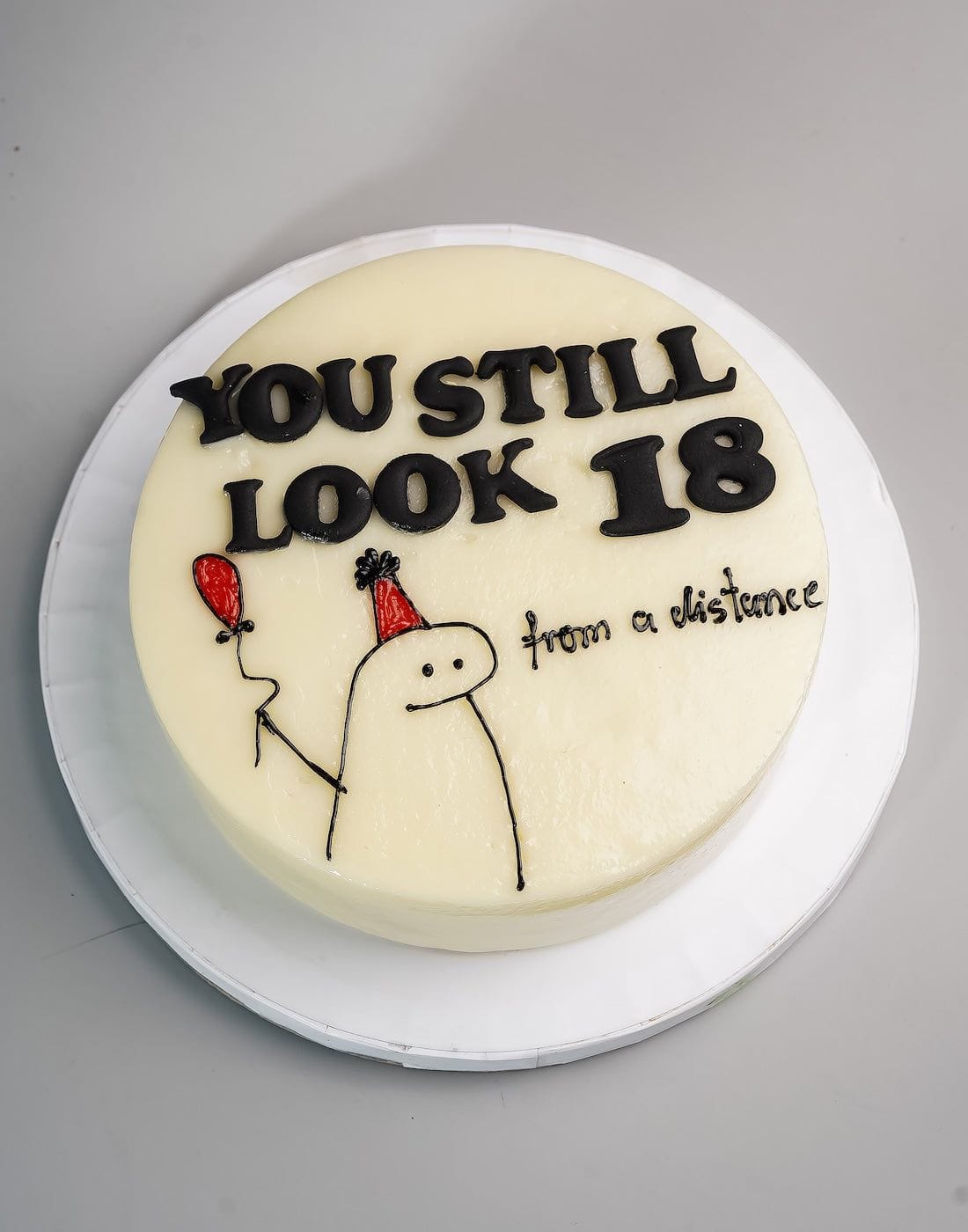 Customer photo review of Teenager Meme Cake