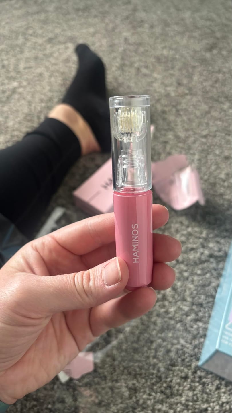 Customer photo review of Salutly • Rullo Microneedle Effetto Filler