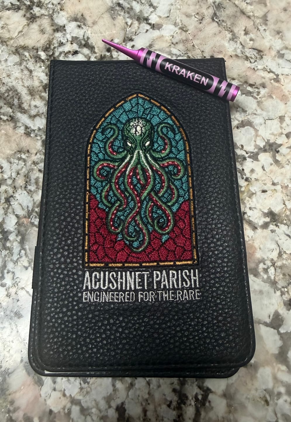 Customer photo review of Beaten to a Pulp - Orange Crayon Divot Tool