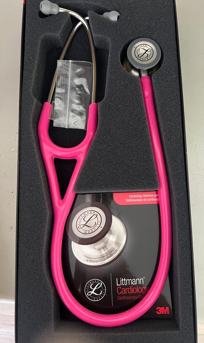 Customer photo review of Littmann Cardiology IV Diagnostic Stethoscope: Rose Pink 6159