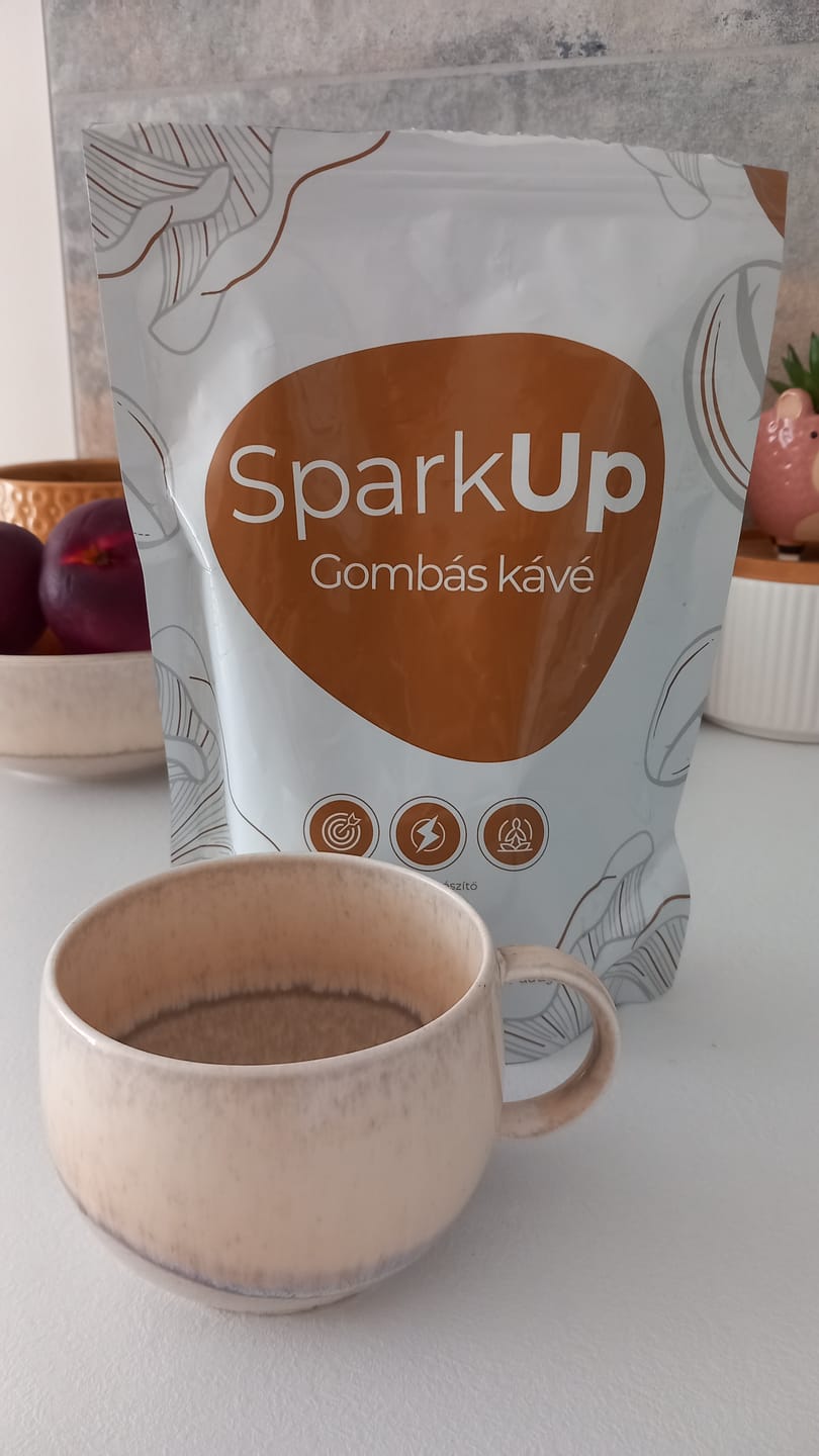 Customer photo review of SparkUp™ - Adaptogén kávékeverék gombákkal