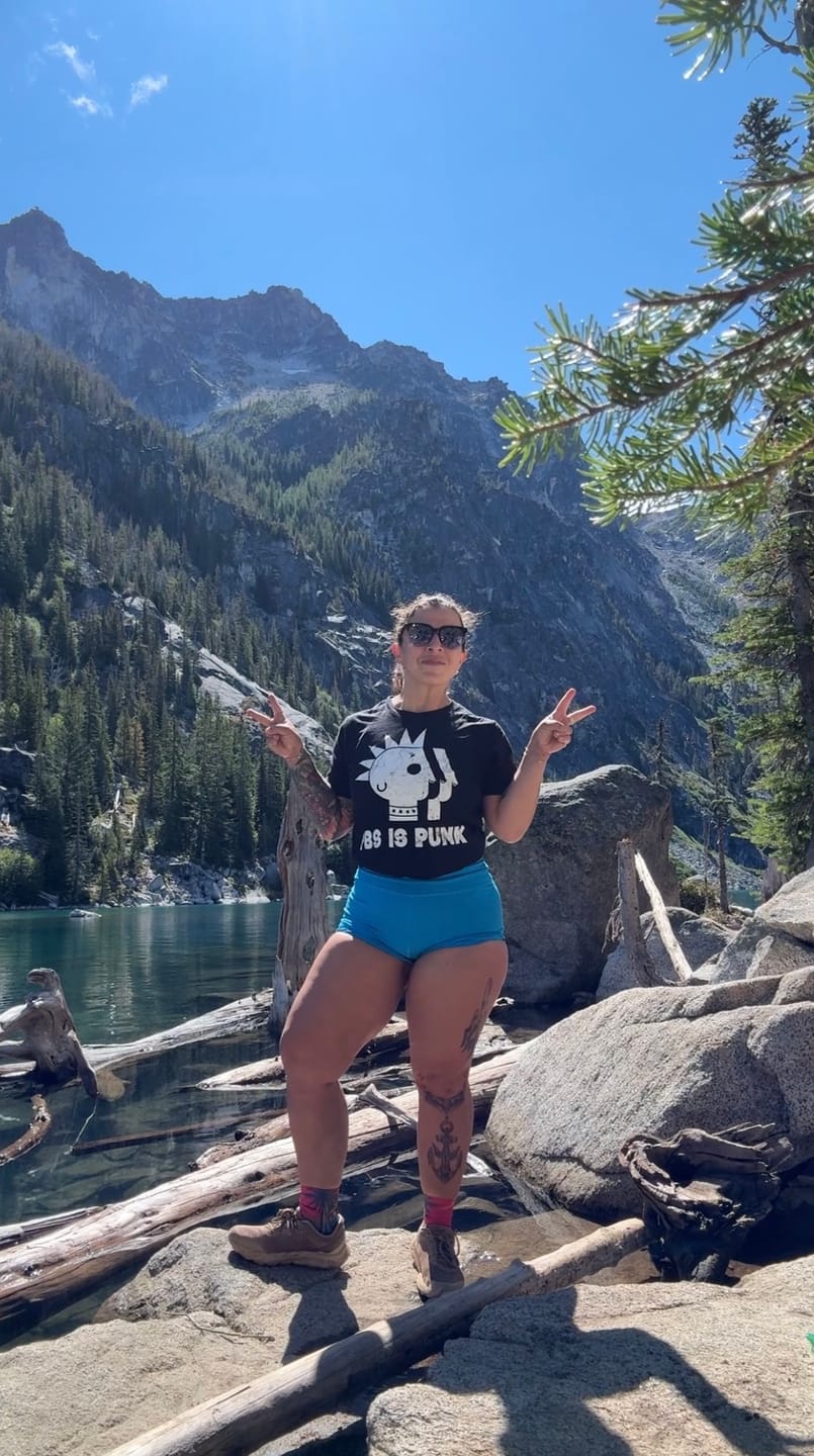 Customer photo review of PBS is Punk Distressed Tee