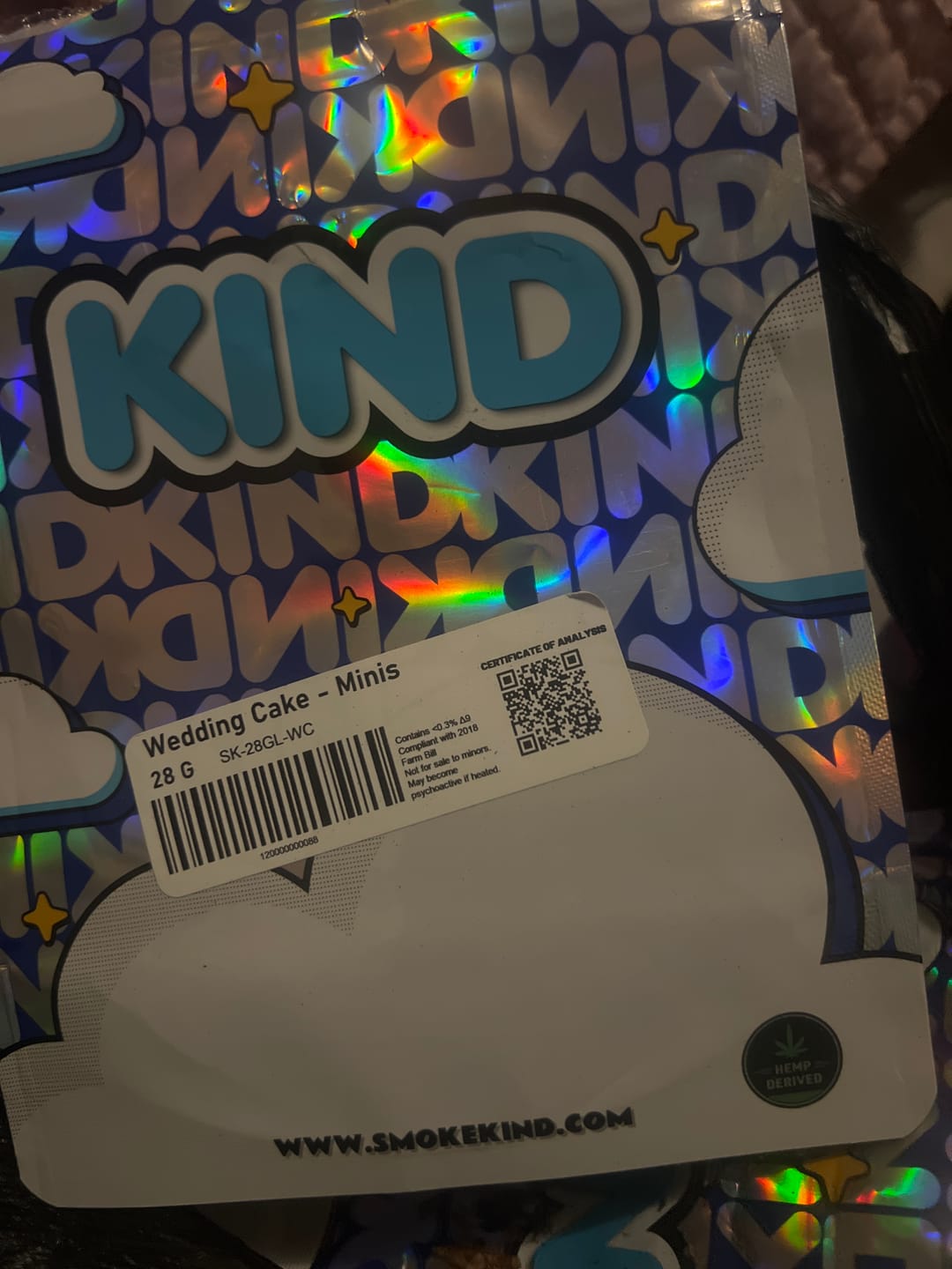 Customer photo review of Wedding Cake - Minis - 28 Grams - Indica