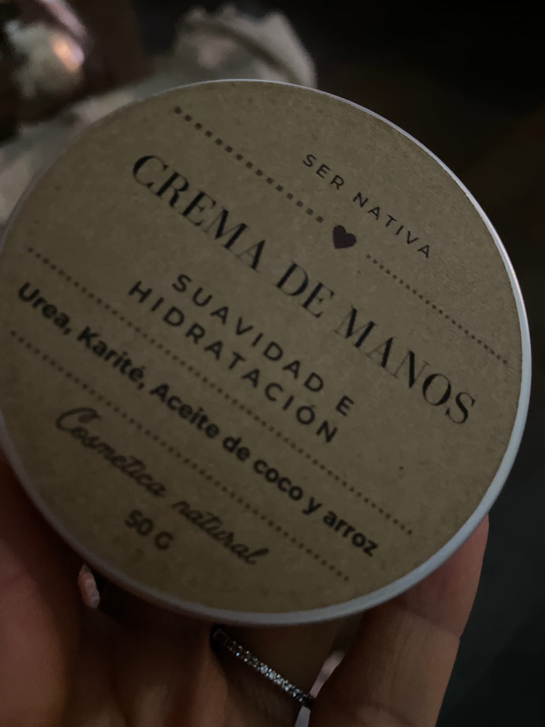 Customer photo review of Crema de manos