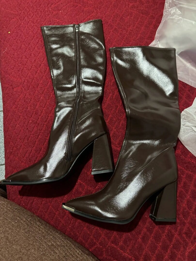 Customer photo review of Rider Knee-High Boots