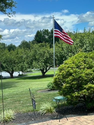 Customer photo review of 4' x 6' American Flag