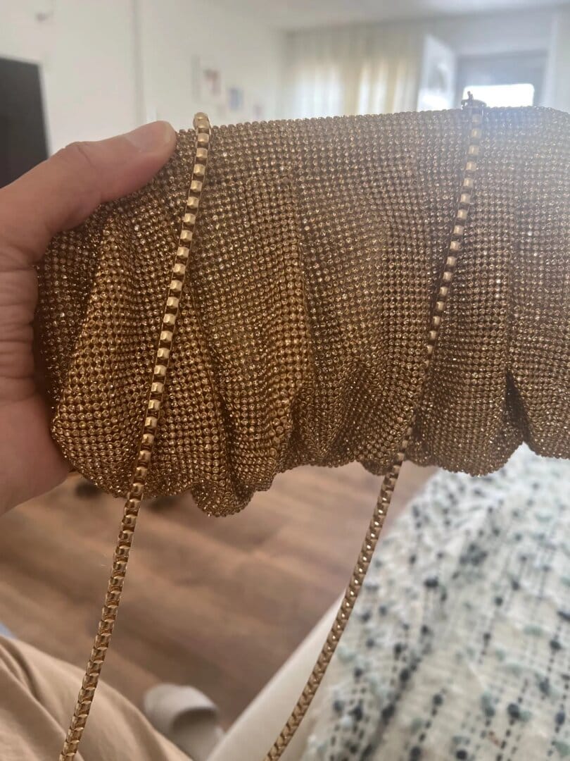 Customer photo review of Mila Poche x Dazzle clutch