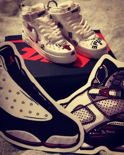 Customer photo review of AF1 Collection | Mini Sneakers Keychain