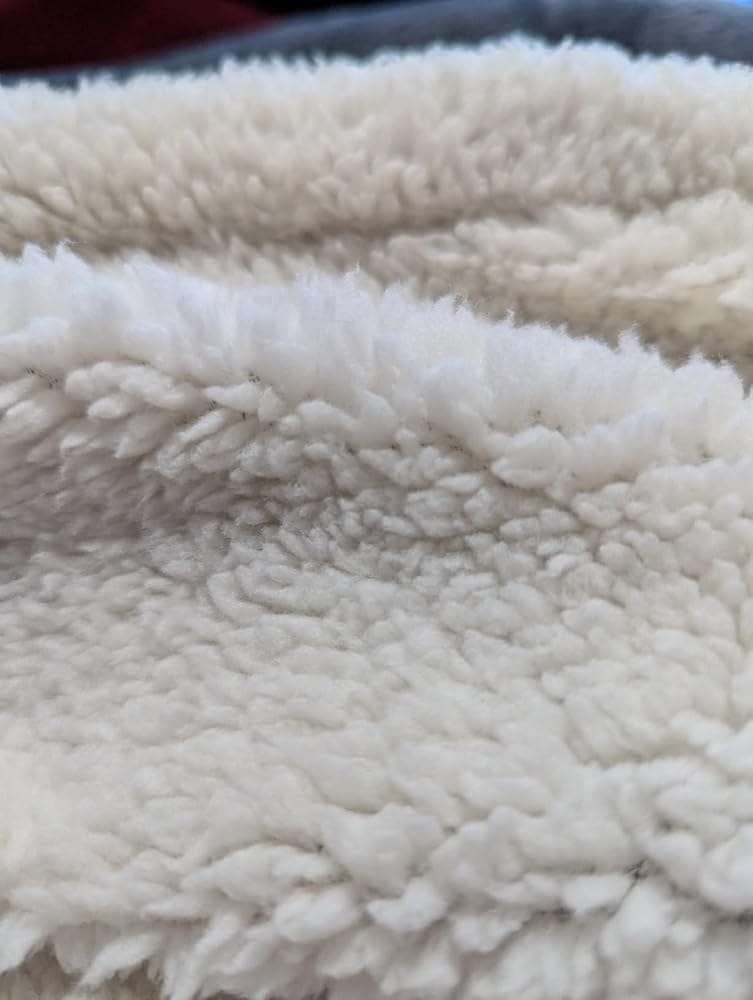 Customer photo review of Reversible Sherpa Throw