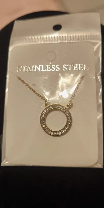 Customer photo review of LVE diamond  necklace