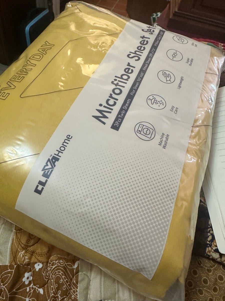 Customer photo review of Cooling Sheet Set 4 pieces