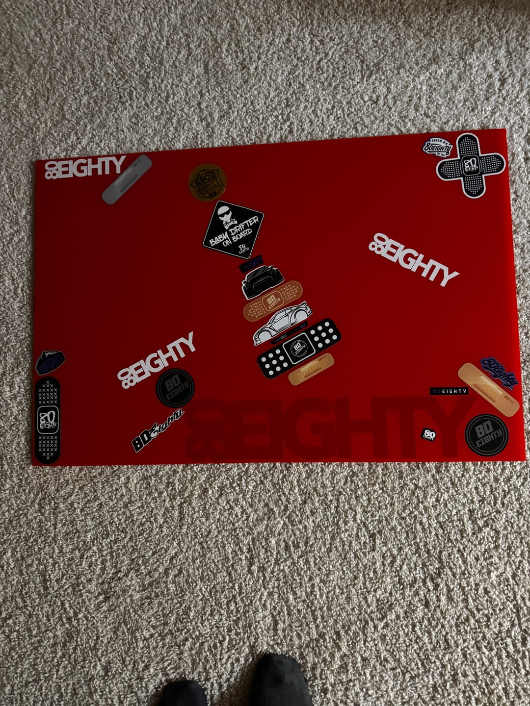 Customer photo review of 80Eighty® Bandaid Vinyl Sticker