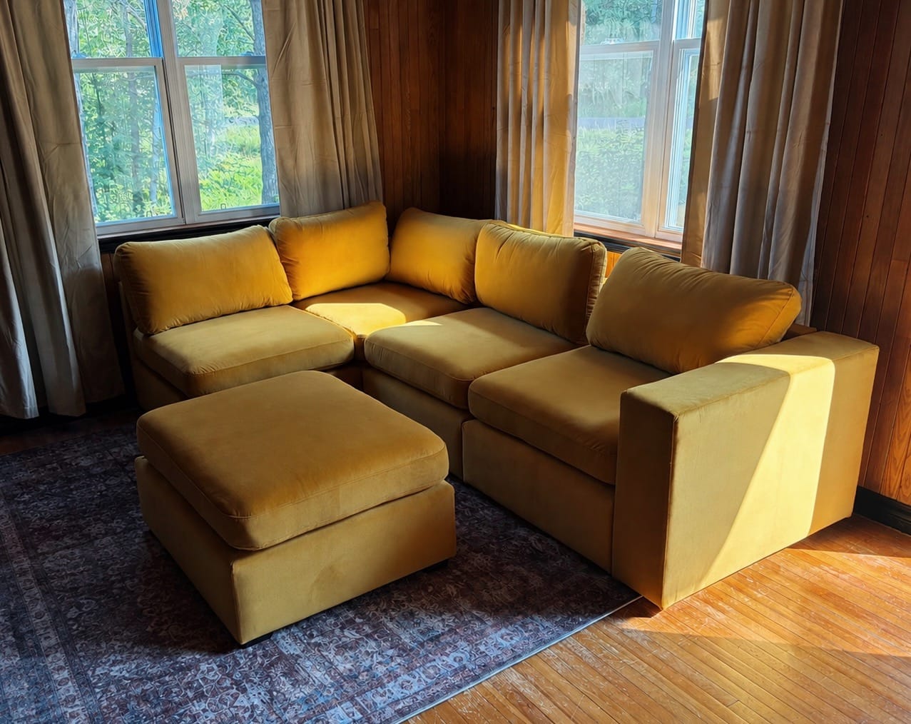 Customer photo review of Elite Comfort Sectional