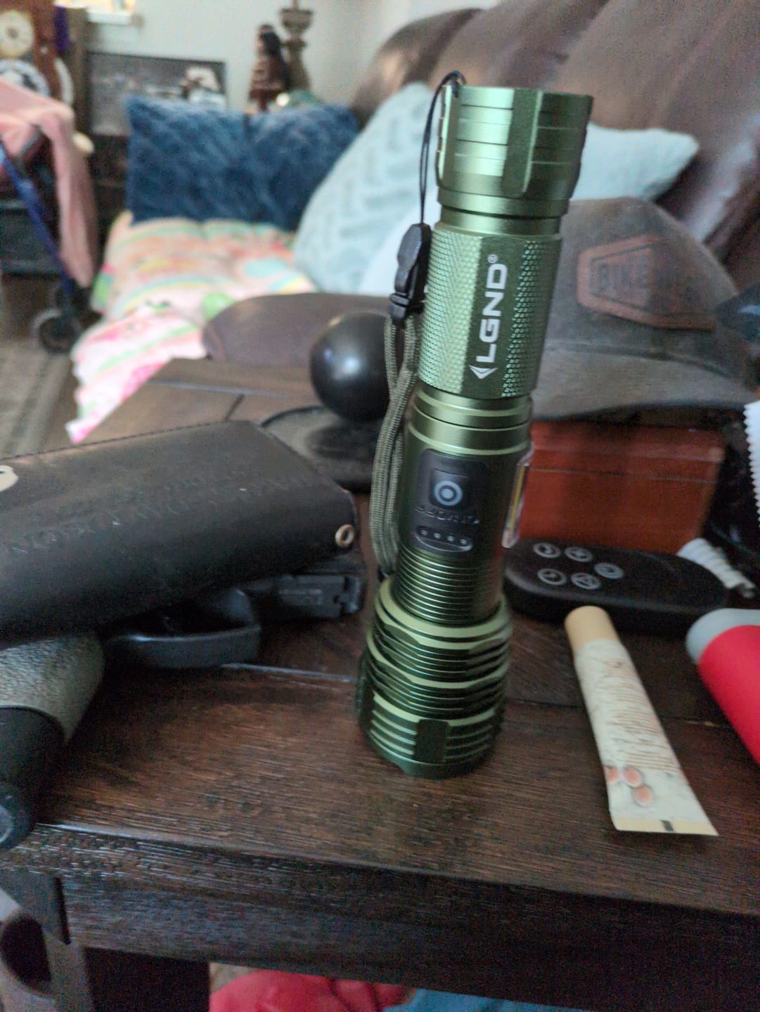 Customer photo review of Ultra-High Intensity Flashlight