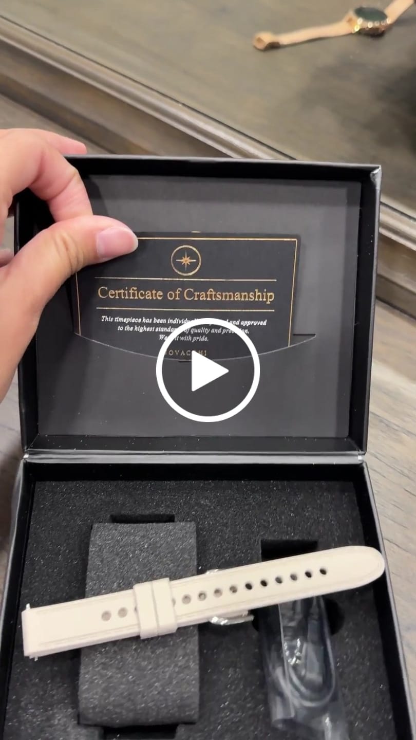 Customer video review of NOVACCHI SOLARA Petite — Women's Smartwatch for Small Wrists