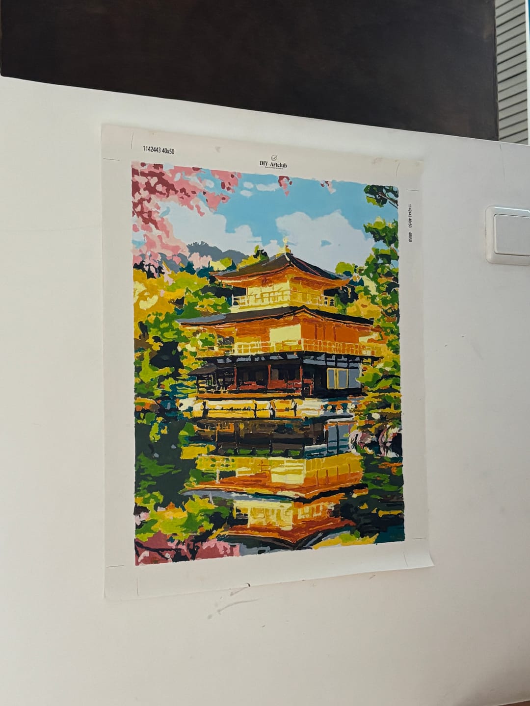 Customer photo review of Kinkaku-Ji Temple in Kyoto | Paint by Number