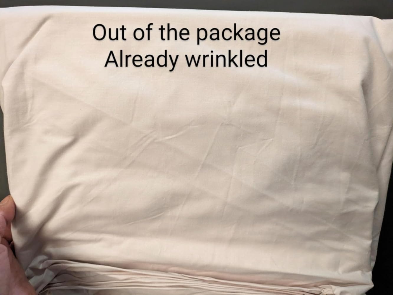 Customer photo review of Breathable Duvet Cover