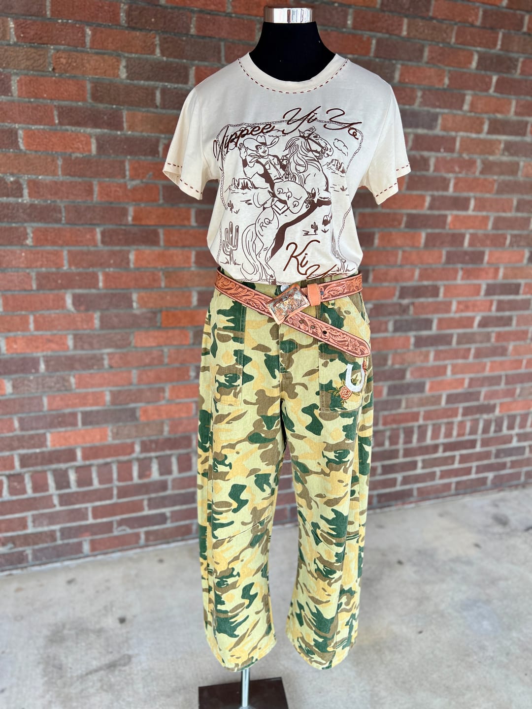 Customer photo review of Cowboy Billy Tee