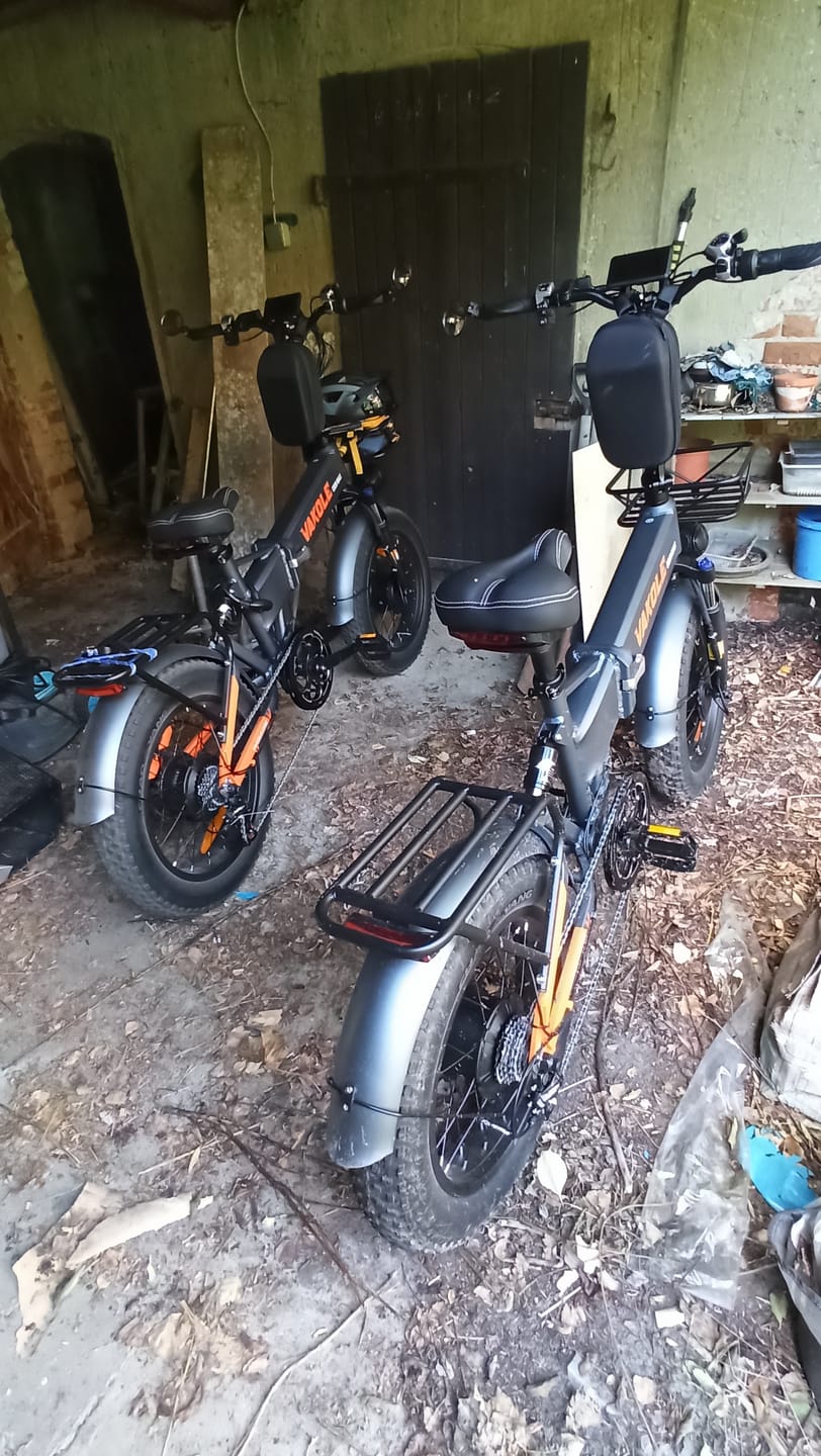 Customer photo review of Vakole CO20 MAX 750W*2 Dual Motor 20" Folding Fat Bike 960Wh with Torque Sensor 20Ah Battery