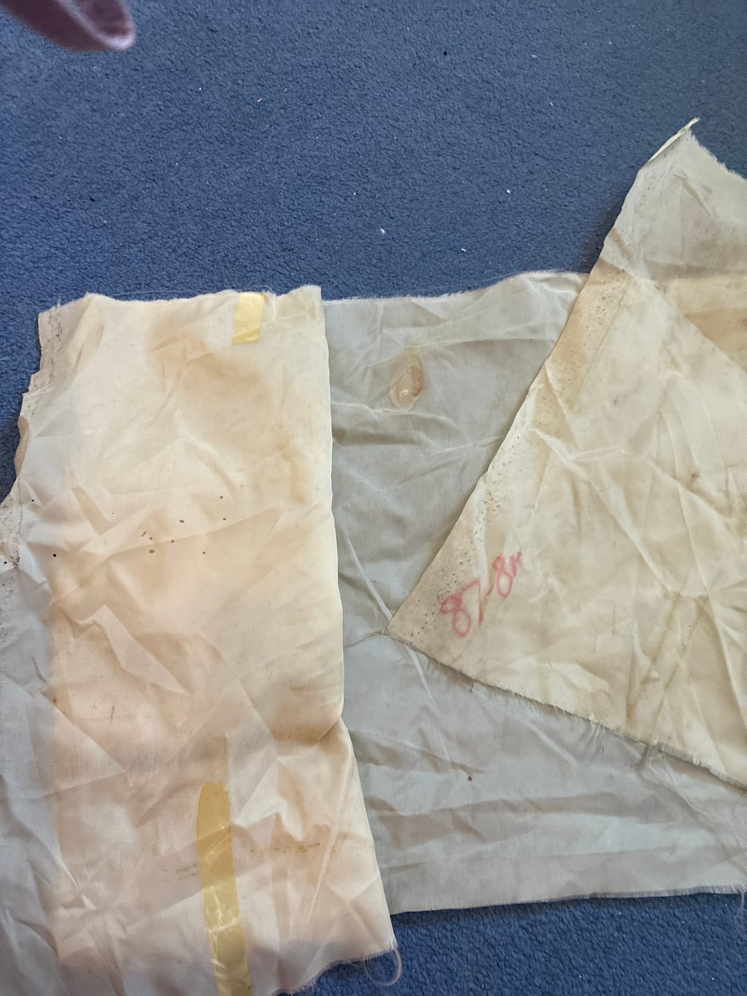 Customer photo review of 1kg Mixed Remnants Fabric Bag- Huge Variety