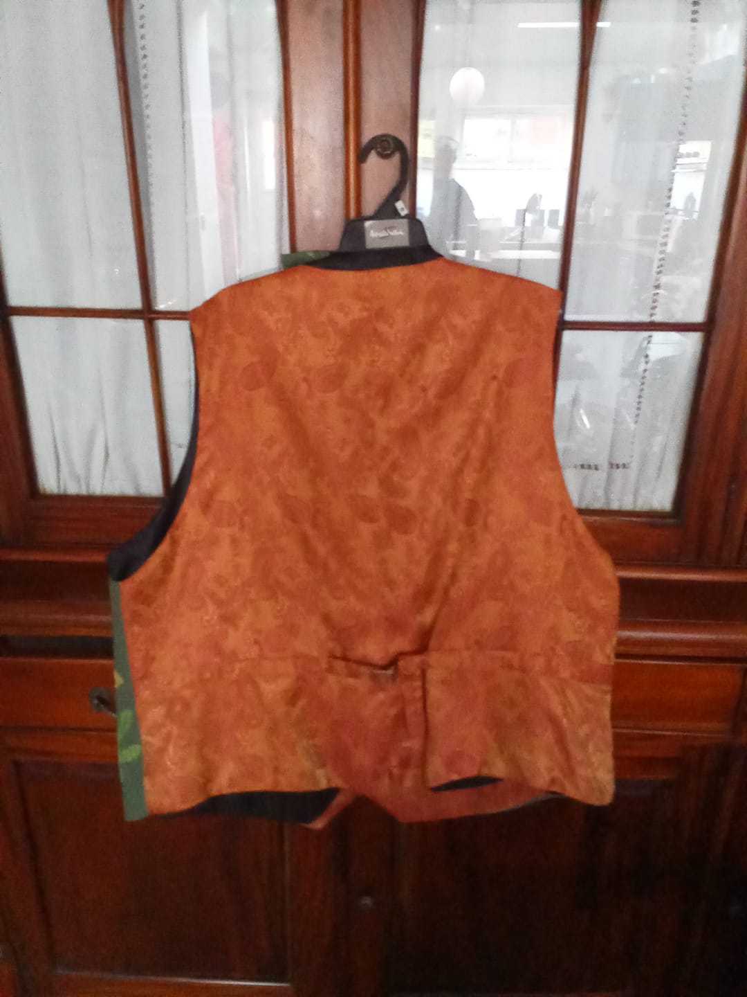 Customer photo review of Paisley Jacquard Lining Fabric
