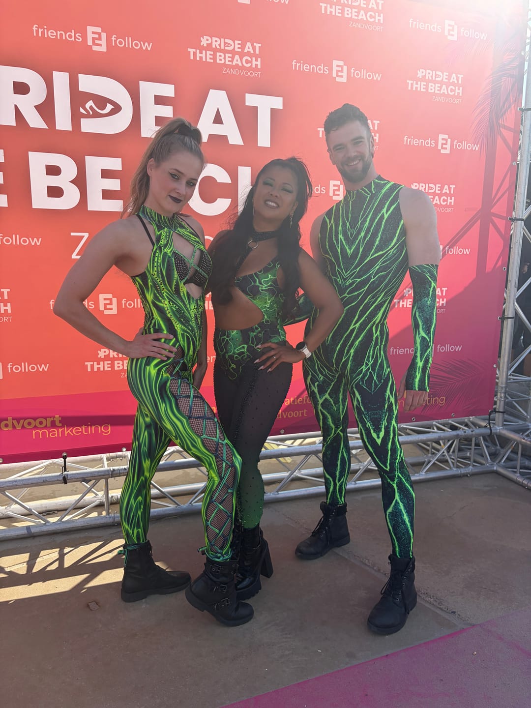 Customer photo review of Acid Burst Male Sleeveless Costume
