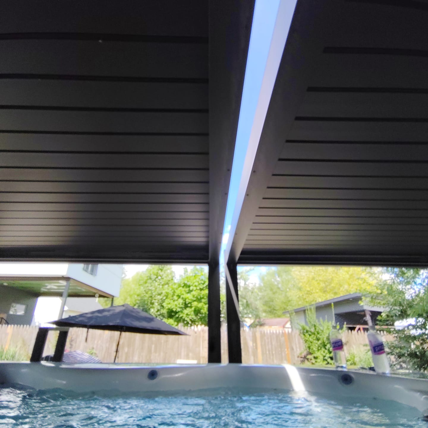 Customer photo review of FlexPatio POWER+ PRO Gen 2 Motorized Pergola