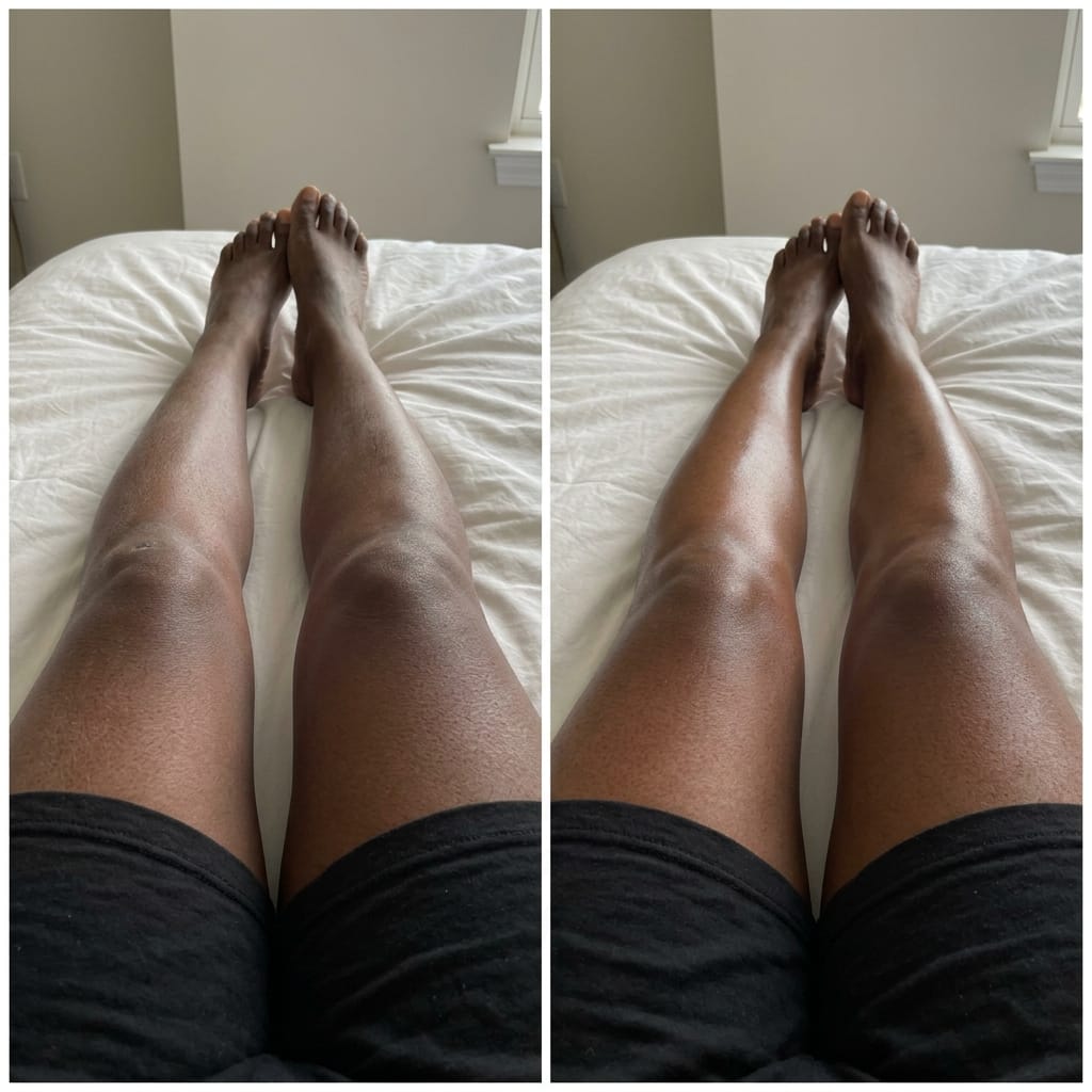 Customer photo review of Shimma™ Body Glow Oil