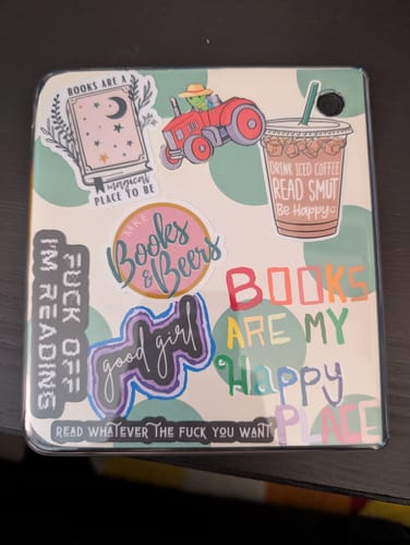 Customer photo review of drink iced coffee sticker